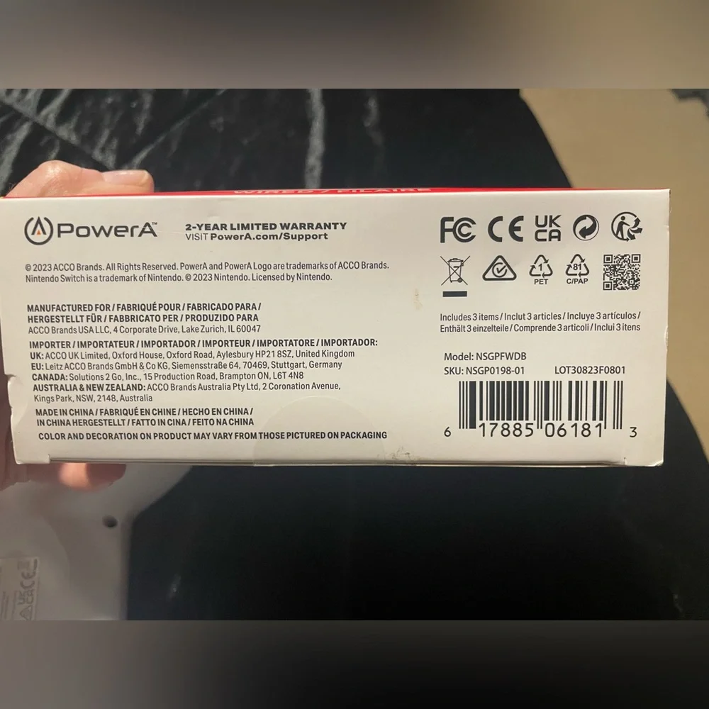 PowerA Wired Controller for Nintendo Switch - Brick Breaker Mario